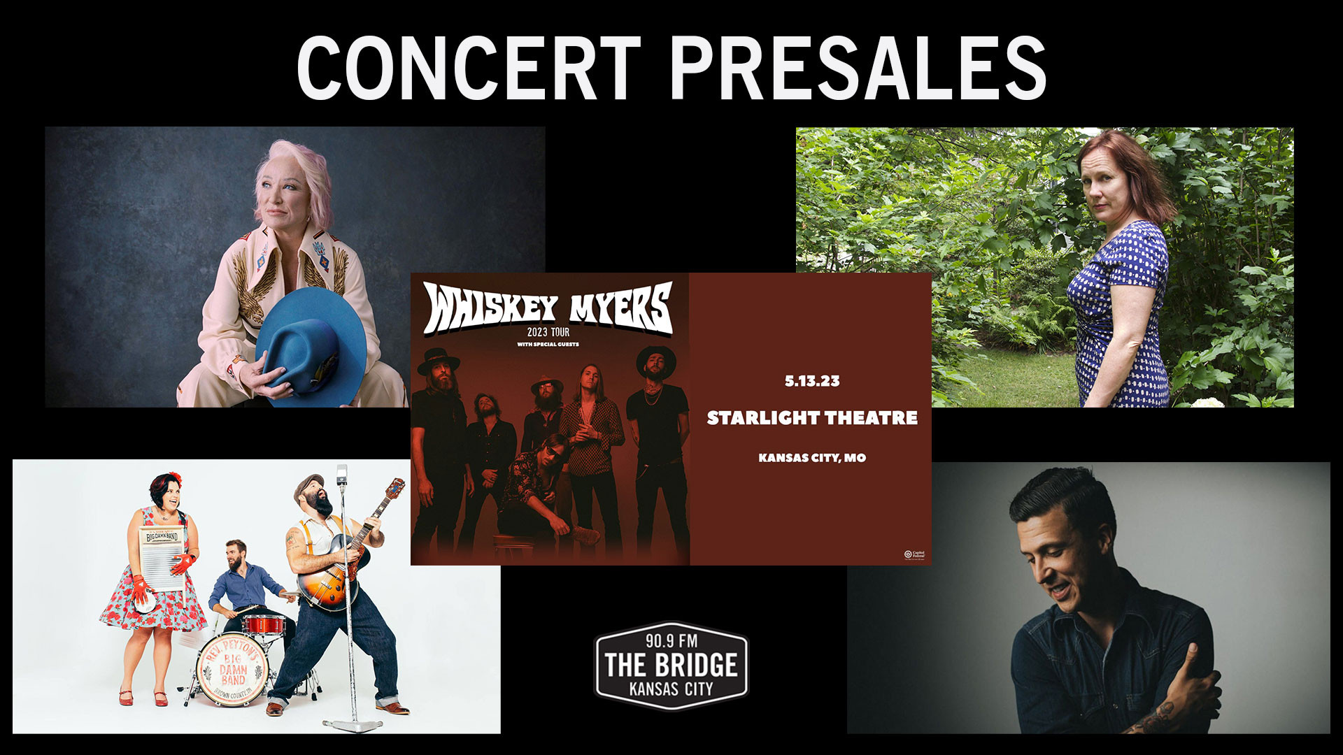 Concert Presales This Week Whiskey Myers, Tanya Tucker, Iris DeMent