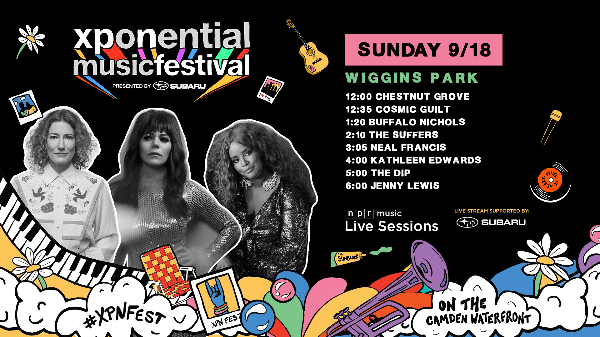 Livestream Lucinda Williams, Valerie June, Jenny Lewis, Samantha Fish from XPoNential Fest